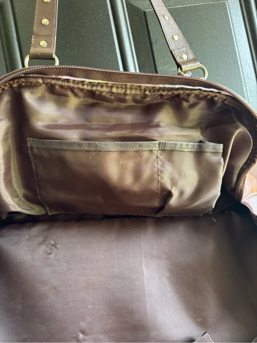 Chrome Bones Soft Patchwork Leather Small Pet Carrier